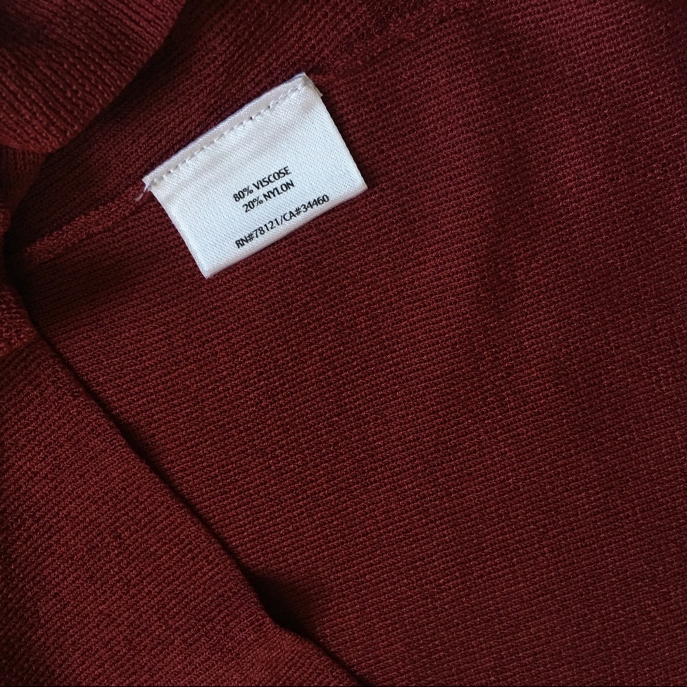 Eileen Fisher Deep Red Viscose Tank Size Small - Picture 4 of 5